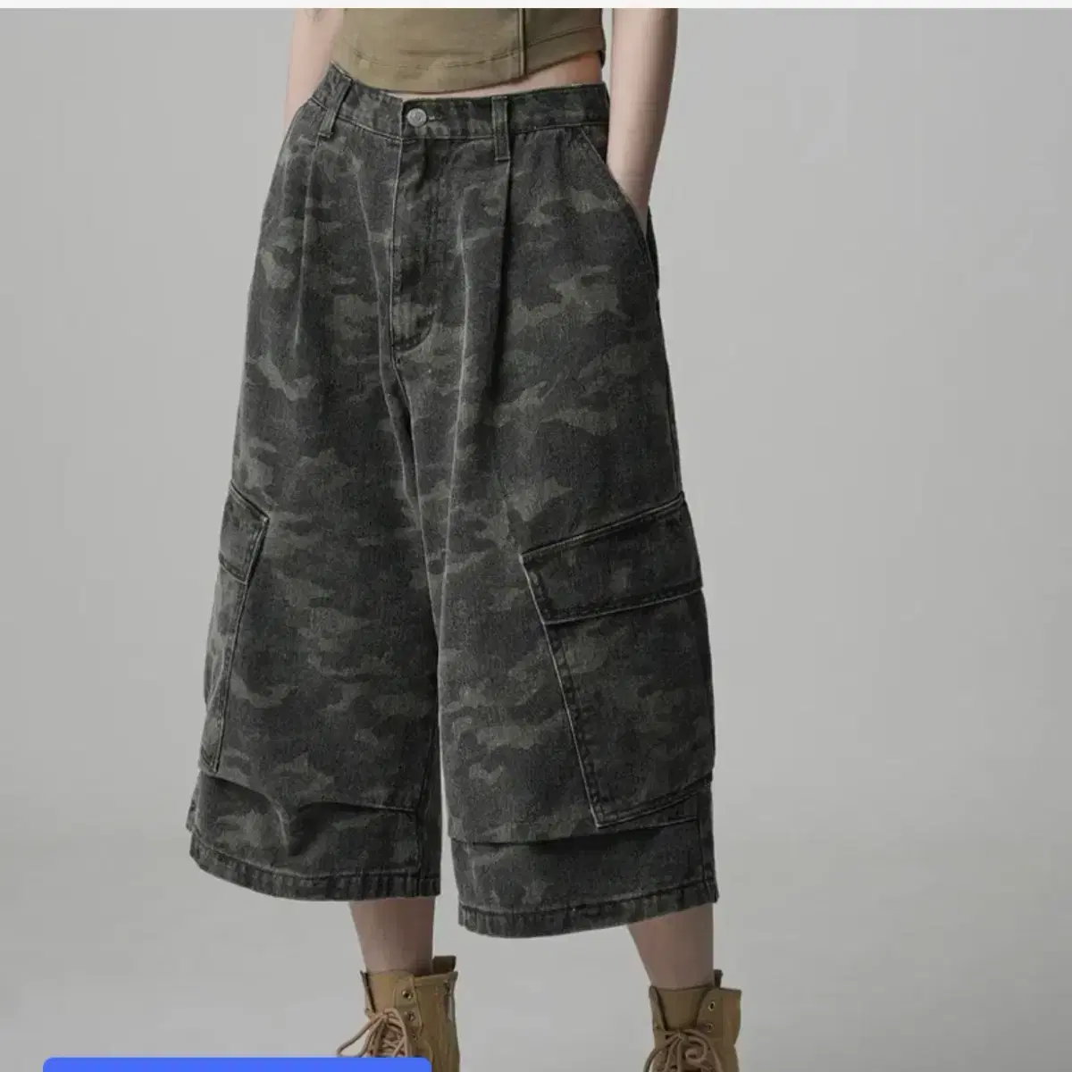SCULPTOR | 스컬프터 Sculptor Shorts Camouflage Shorts Ash on